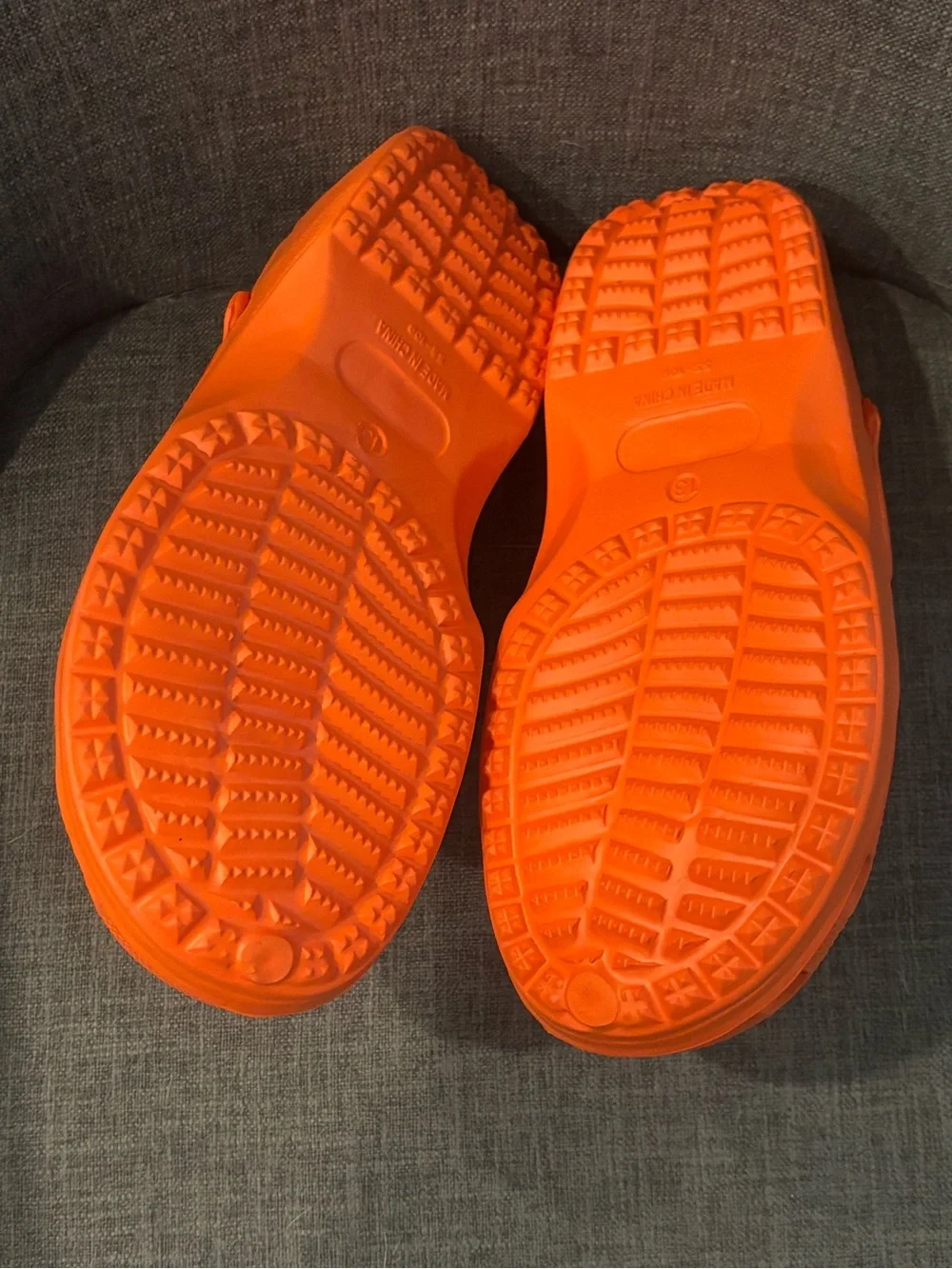 Foam Slip-On Summer Clogs Men’s Size 13 Orange Brand New